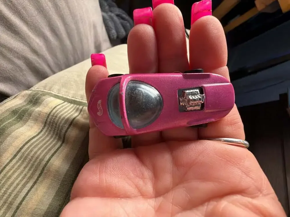 Hot Wheels Vintage Collection Redline Silhouette Metalflake Pink Toy Car